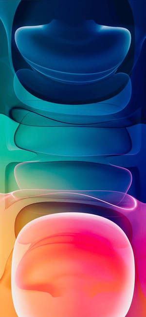 Colorful Blob Iphone 12 Wallpaper