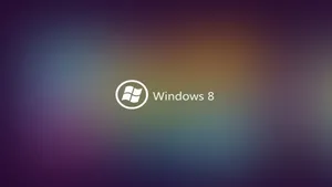 Colorful Blur Windows 8 Background Wallpaper