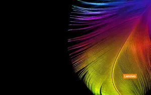 Colorful Feather Yoga Lenovo Official Wallpaper