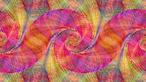 Colorful Spiral Spring Wallpaper