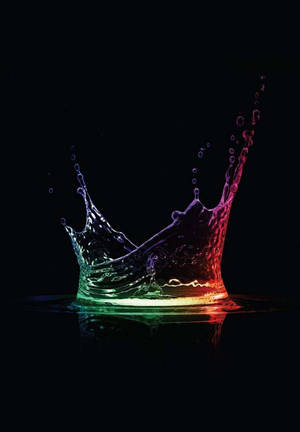 Colorful Water Splash Ipad 2021 Wallpaper
