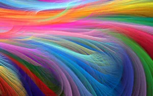 Colourful Strands Wallpaper