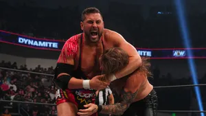 Colt Cabana Wrestling Match A E W Dynamite Wallpaper