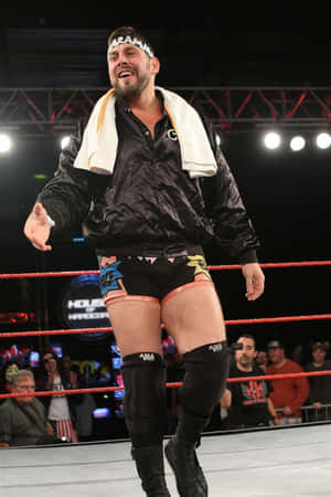 Colt Cabana Wrestling Ring Entrance Wallpaper