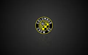 Columbus Crew Soccer Club Appers In A Black Background Wallpaper