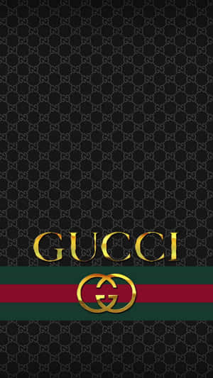 Combine Elegance And Comfort With The Extraordinary Gucci Green Line Wallpaper