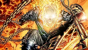 Comic Ghost Rider Hd Wallpaper