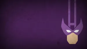 Comic Hawkeye Minimalist Art Wallpaper