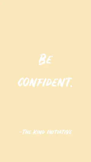 Confidence Pastel Be Confident Phone Wallpaper