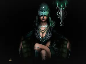 Confident And Empowered Black Woman Wallpaper