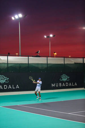 Connect With Tennis Players Worldwide Using Tennis Phone Wallpaper