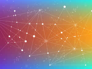 Connected Geometric Shapes Wallpaper