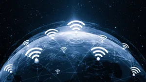Connected Wifi Signals Around The World Wallpaper
