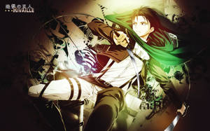Conquer Fear With Levi Ackerman! Wallpaper