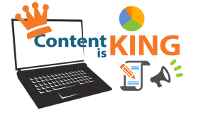 Content Is King Text Graphic Wallpaper