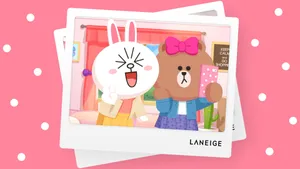 Cony & Choco Take A Selfie! Wallpaper
