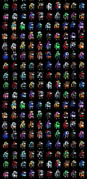 Cool Among Us Many Suits Wallpaper