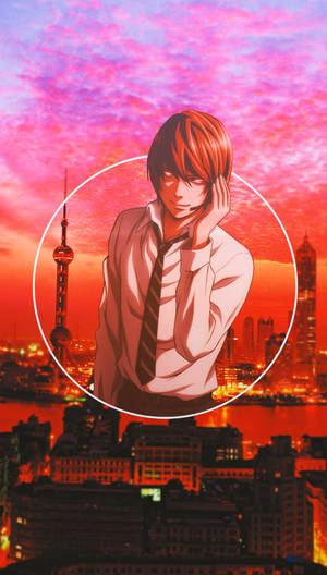 Cool Anime Boy Pfp Light Yagami Wallpaper
