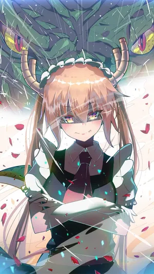 Cool Anime Girl Pfp Dragon Maid Wallpaper