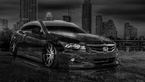 Cool Black Honda Accord Wallpaper