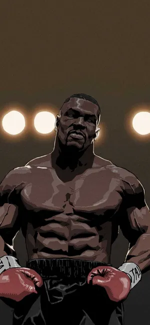 Cool Boxing Stare Wallpaper