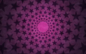 Cool Cute Spiral Stars In Pink Wallpaper