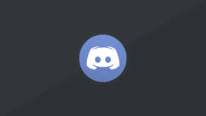 Cool Discord Logo In Black Wallpaper