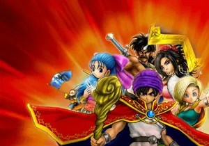 Cool Dragon Quest V Characters Wallpaper