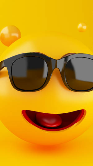 Cool Eyeglasses Emoji Wallpaper