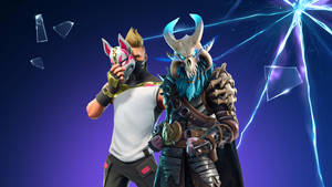 Cool Fortnite Drift And Ragnarok Wallpaper