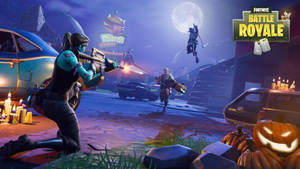 Cool Fortnite Halloween Match Wallpaper