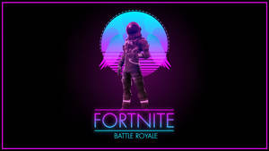 Cool Fortnite Synthwave Art Wallpaper