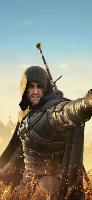 Cool Geralt Of Rivia Ios 3 Wallpaper