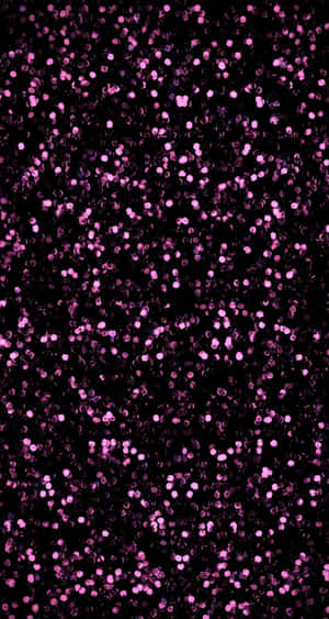 Cool Glitters In Black And Pink Iphone Wallpaper