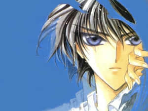 Cool Guy Blue Eyed Anime Wallpaper
