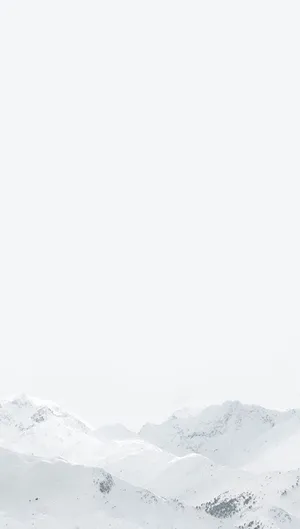 Cool Iphone White Snowy Mountains Wallpaper