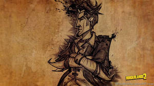 Cool Jack As Seen In The Hit Video Game Series, Borderlands Wallpaper