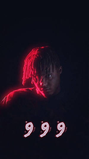 Cool Juice Wrld 999 Pink Wallpaper