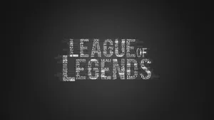 Cool League Of Legends Logo Wallpaper