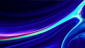 Cool Led Blue Aesthetic Wallpaper