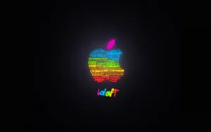 Cool Mac Logo Classic Colors Wallpaper