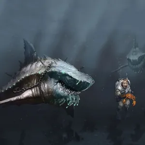 Cool Marine Art Ipad Display Wallpaper