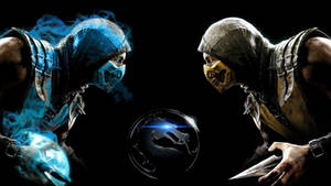 Cool Mortal Kombat Scorpion Vs Sub Zero Wallpaper