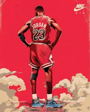 Cool Nike Air Michael Jordan Art Wallpaper
