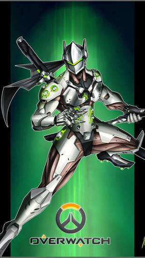 Cool Overwatch Genji Iphone Wallpaper