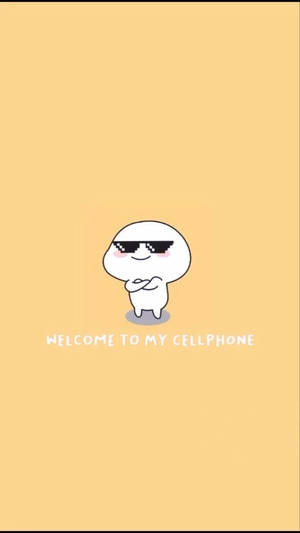 Cool Pentol With Black Sunglasses Wallpaper