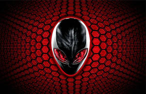 Cool Red Alienware For Gaming Desktop Wallpaper