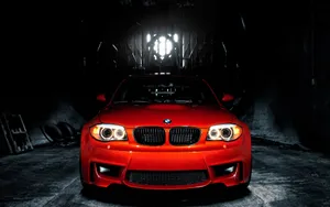 Cool Red Bmw 1 Wallpaper