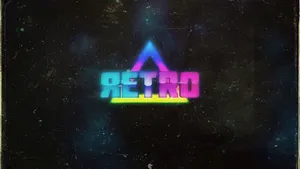 Cool Retro Lettering Wallpaper