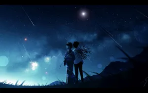 Cool Sad Boy With Flowers Wallpaper